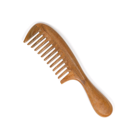 sandalwood comb handmade with a nice design anti static