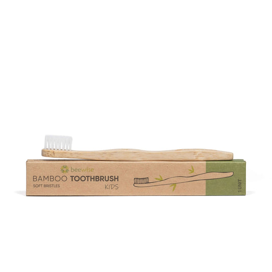 best biodegradable bamboo toothbrushes for kids with soft bristles from beewise amsterdam