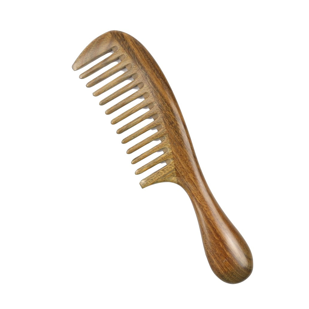 sandalwood comb handmade with a nice design anti static