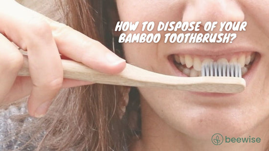 how to dispose a bamboo toothbrush? it explains that you need to separate bristles from handle