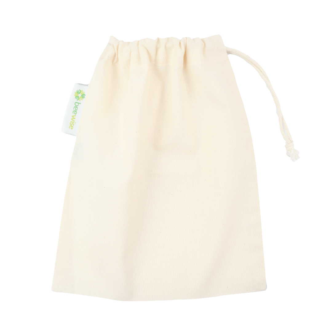 reusable produce bag made with organic cotton perfect for bread and dry goods