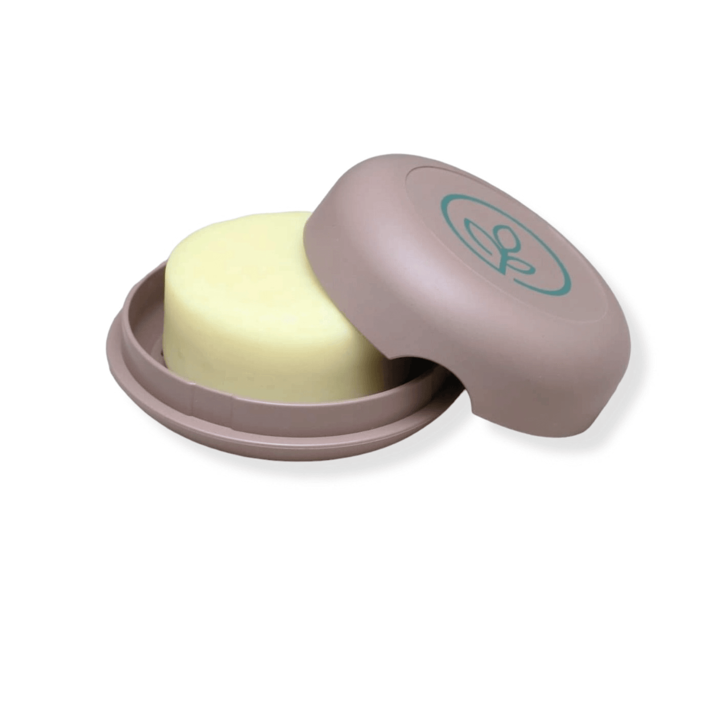 Shampoo bar travel and shower box in brown, made from eco-friendly recycled plastic for sustainable storage