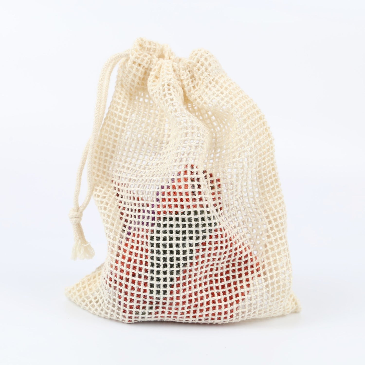 small organic cotton mesh bag perfect for sanitary cloths