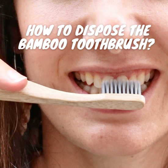 how to dispose a bamboo toothbrush? it explains that you need to separate bristles from handle